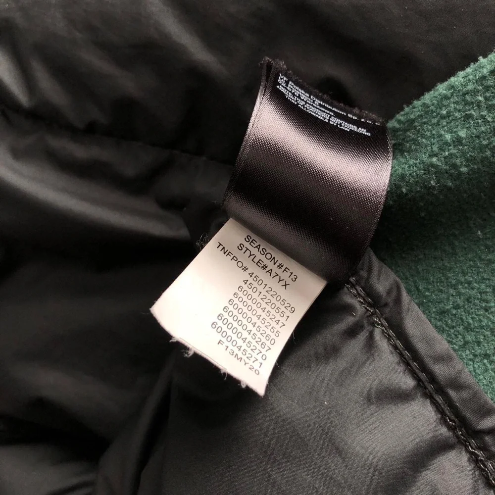 The North Face Black and Green Jacket